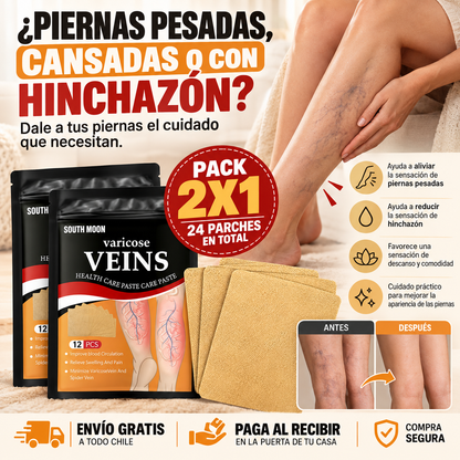 Parches para Várices Varicose™ | Piernas Más Ligeras