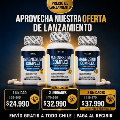 Magnesio Total Fórmula 8 en 1