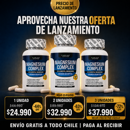 Magnesio Total Fórmula 8 en 1