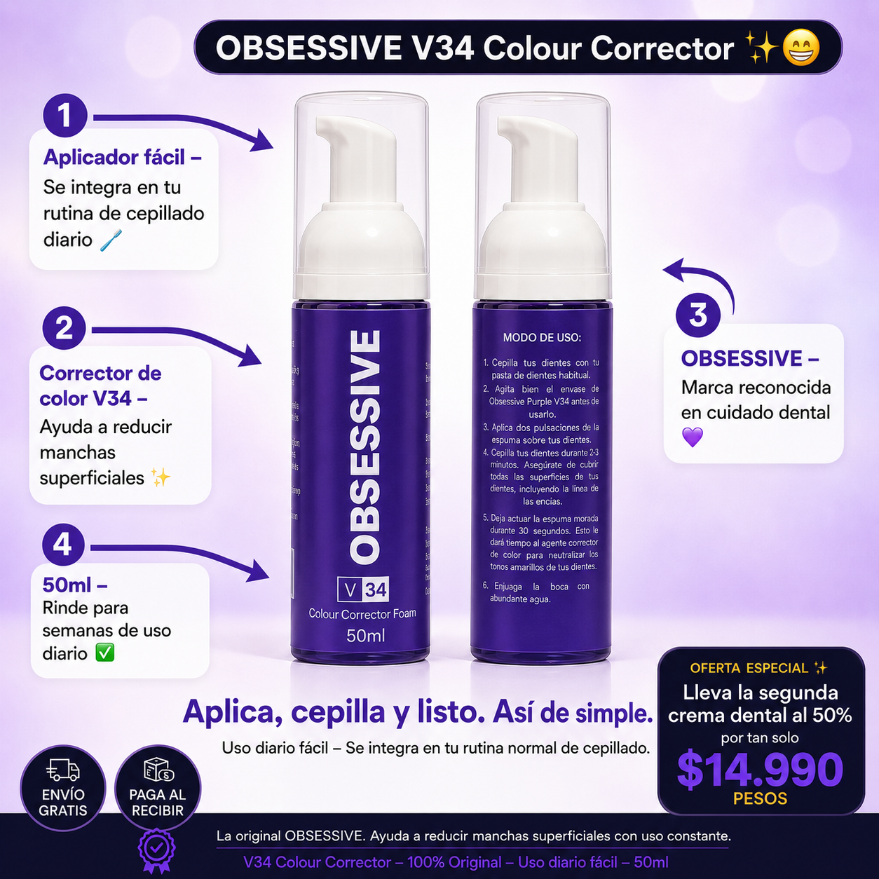 Blanqueador Dental OBSESSIVE
