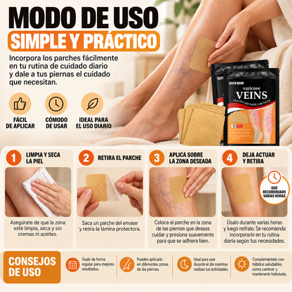 Parches para Várices Varicose™ | Piernas Más Ligeras
