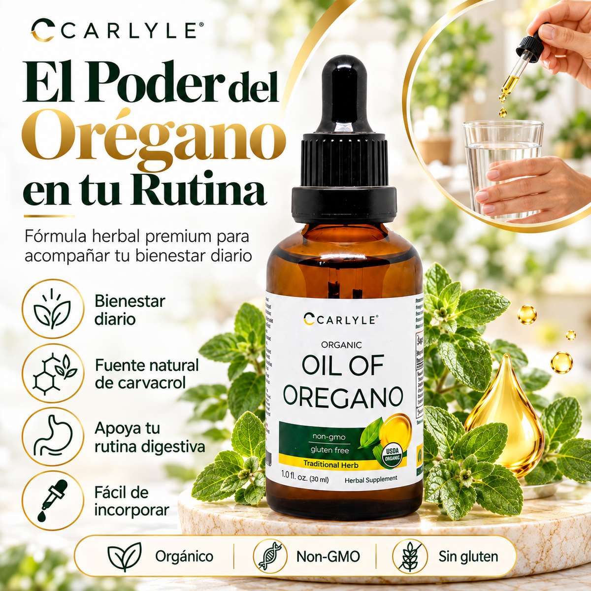 Aceite de Orégano | Fórmula con Carvacrol